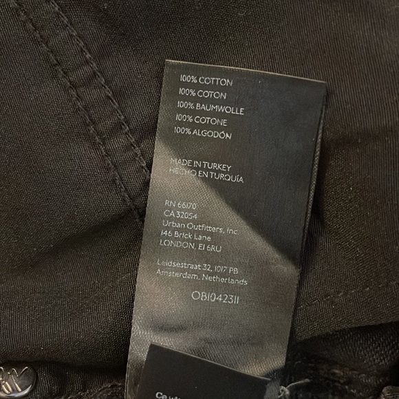 We The Free The Maggie Midrise Straight leg jeans Washed Black Size 31 - Picture 12 of 12